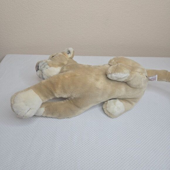 Lion Habitat MGM Grand Plush Lion Habitat Cub Stuffed Animal Beige 19" - Picture 5 of 6